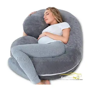Everbeaming Pregnancy Relaxation and Maternity Pillow _ Grey