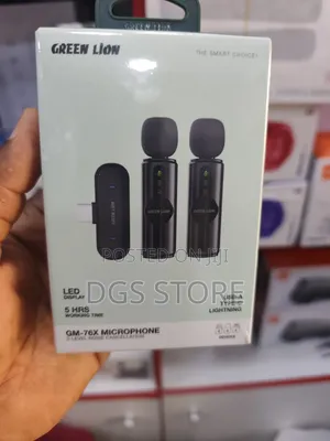 Green Lion Gm 76x Wireless Microphone 3 Level Noise Cancellation