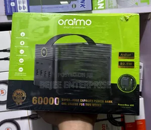 60,000 Mah Super Huge Capacity Powerbank, 22.5w