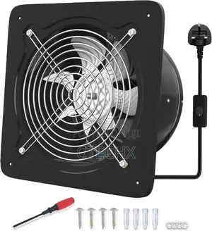 Fangofast 10 Inch/250mm Kitchen Exhaust 1680m3/H Metal Extractor Fan