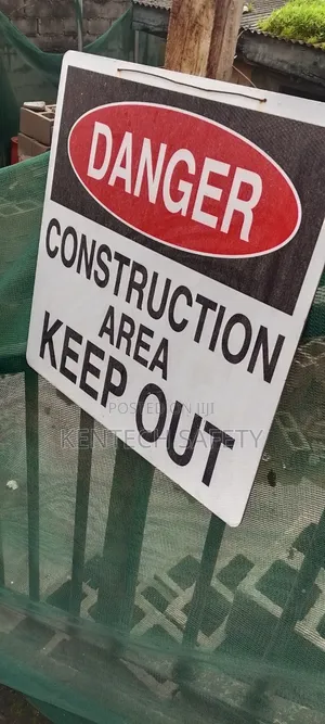 Site Construction Keep Out 2ftx2ft