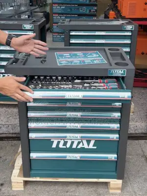 Total Thptcs73281 Tool Chest Set 328pcs Kit Toolbox Trolly 7 Drawer