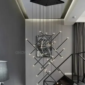 Duplex Building Grand Chandelier Villa Living Room Light French Luxury