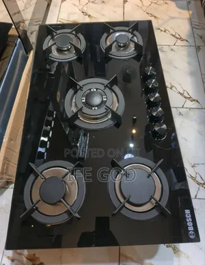 Original Bosch Built-in Cabinet or Table Top 5 Burners Gas Cooker Hob
