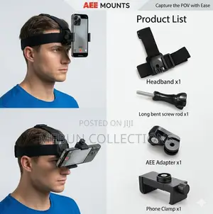 Headset Phone Holder for Vlogging