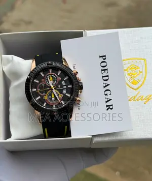 Luxury Poedager Active Chronograph Rubber
