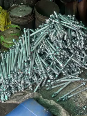 20mm X2ft Foundation Bolt. Coated