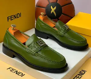 Fendi Quality Luxury Men Genuine Leather Classic Shoe