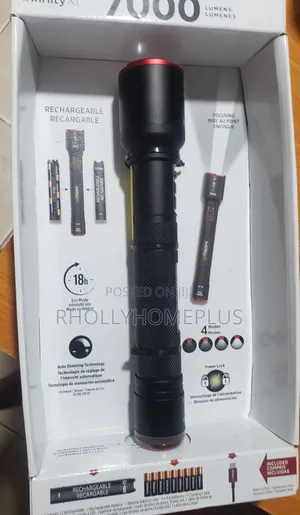Infinity X1 7000 Lumen Rechargeable Led Flashlight/Torch.