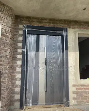 Luxury Security Entrance Steel Door With Smart Lock (74lad)