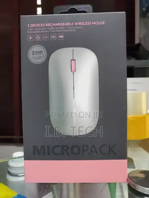 Micropack 3 Devices Rechargeable Wireless/ Bluetooth Mouse Ml-203w
