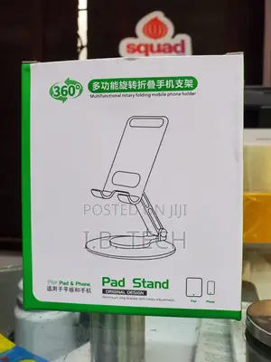 Multifunction Rotary Folding Mobile Phone Holder Pad Stand 360°