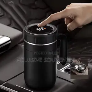 500ml Stainless Steel Temperature-Indicating Thermos Coffee Cup
