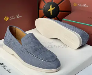 Loro Piana Quality Luxury Men Genuine Leather Loafer Shoe