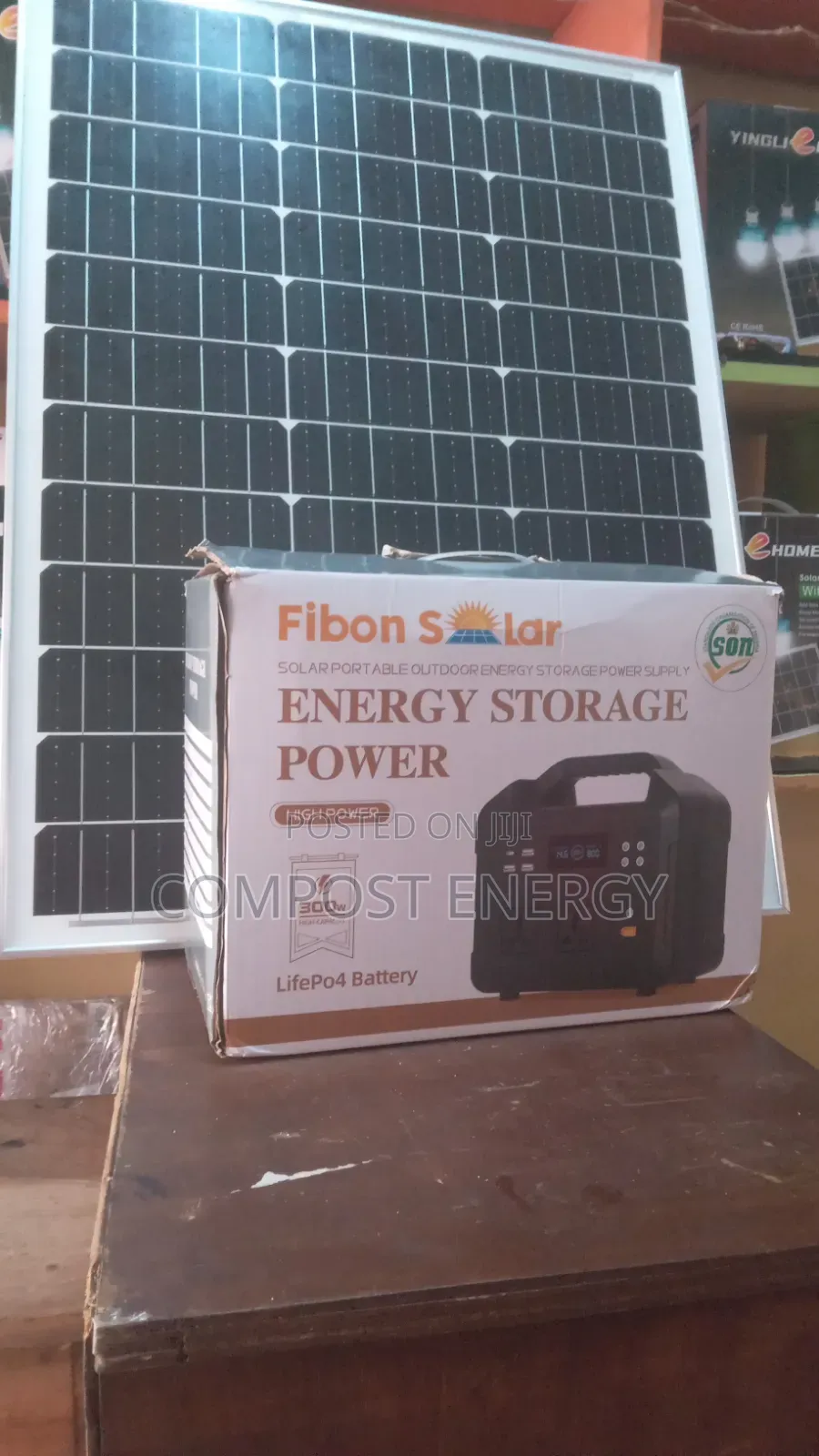 500w Solar Generator With Panel