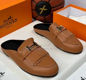 Hermes Quality Luxury Men Paris Half Shoe