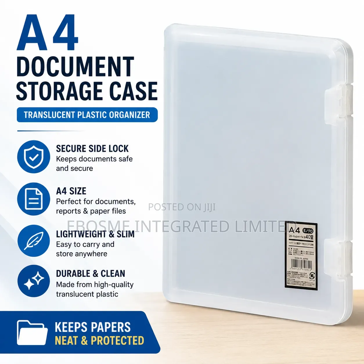 A4 Document Storage Case