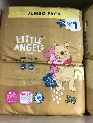 Little Angels Jumbo Pack Size 1 70 Nappies