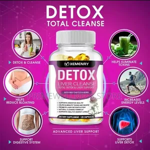 Detox Liver Cleanse With Milk Thistle Herbs 120 Soft Gel