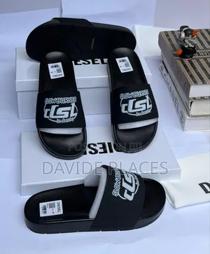 Quality Original Diesel Unisex Slide Black