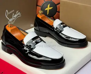 Christian Louboutin Quality Luxury Men Genuine Leather Shoe