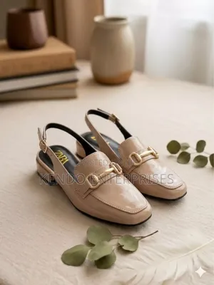Nude Zara Half Shoes