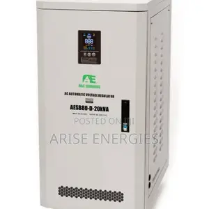 A E Dunamis 20kva Single-phase Servo Voltage Stabilizer (80v-260v)