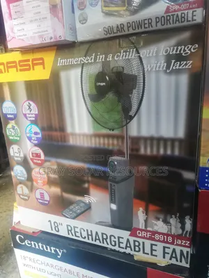 18" Qasa Rechargeable Fan