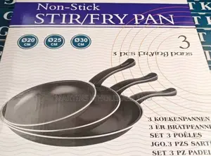 3-Piece Non-Stick Frying Pan Set
