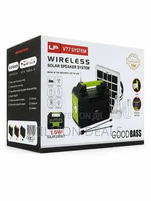 Wireless Solar Energy Speaker System With Bulbs