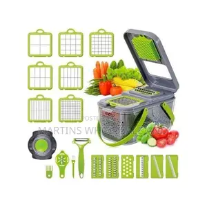 Nicer Dicer Plus 22-Piece Multifunctional Vegetable Chopper and Food S