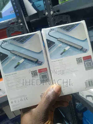 "5-in-1 Usb Hub Type-C Multiport Adapter for Laptop Pc"