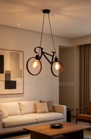 Bicycle  Pendant Light With Bulb