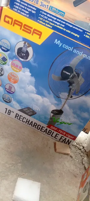 Original Gasa Rechargeable Fan 18 Inches