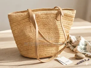 Handbag, Woven Straw Bag