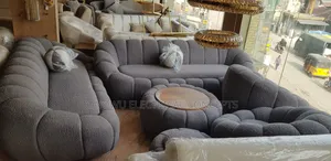 Yfy European Leather Sofa American Large Living Room Villa High