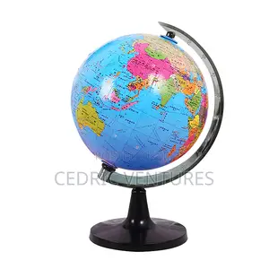 Desktop Decoration Rotating World Map Globe (Chinese Language) 10.6cm