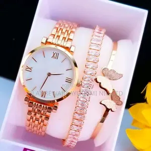 Love Quality Top Class Wristwatch+ 2 Bracelet