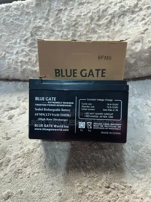 Blue Gate 12v 9ah Rechargeable Battery – Durable Power Backup