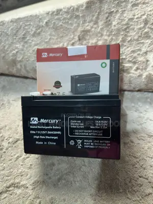 Mercury Elite 7.5ah Rechargeable Battery – Reliable Power Backup