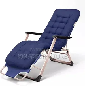 Outdoor Portable Sun Bed With Padded Headrest