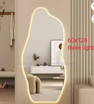 Trendy Asymmetric Backlit Smart Mirror (60x120)