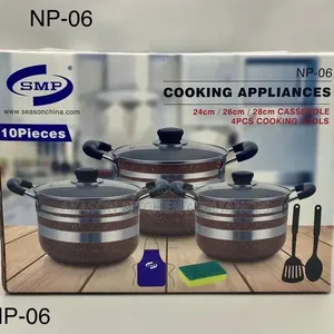 Np 06 Smp Nonstick Pot 10pcs Set Big Size