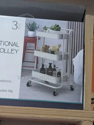 3layer Multiple -Use Movable Trolley Cart