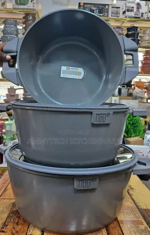 3pcs Big MGC Granite Cookware Sets