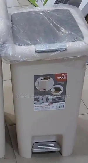 30 Liter Double Cover Pedal Step Dustbin Trash Bin With Inner Bucket