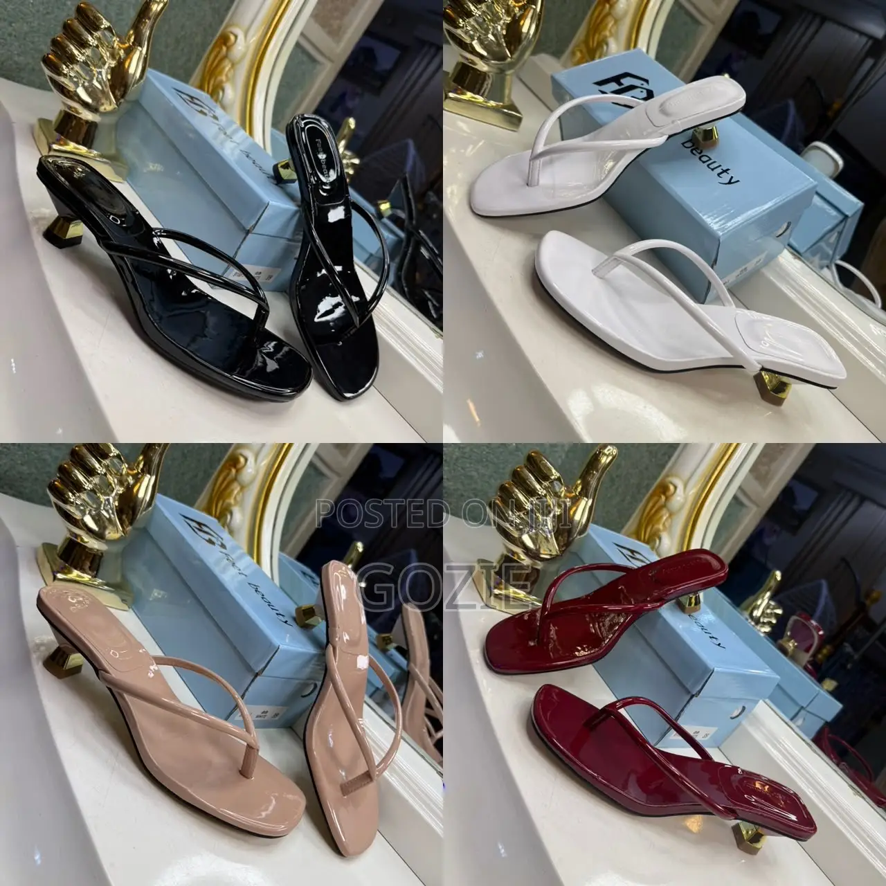 Luxury Kitten Heel Slippers