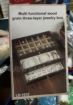Three-Layer Jewelry Box
