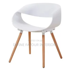 Nordic Dinning Strong Plastic Chair - White