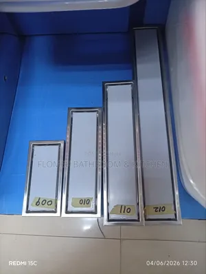 Stainless Steel Linear Shower Drain Tile-Insert/Invisible Floor Drains